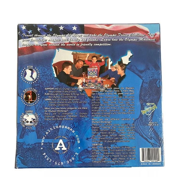 Altius USA Olympic Challenge Official Licensed Trivia Board Game Brand New - Picture 8 of 12